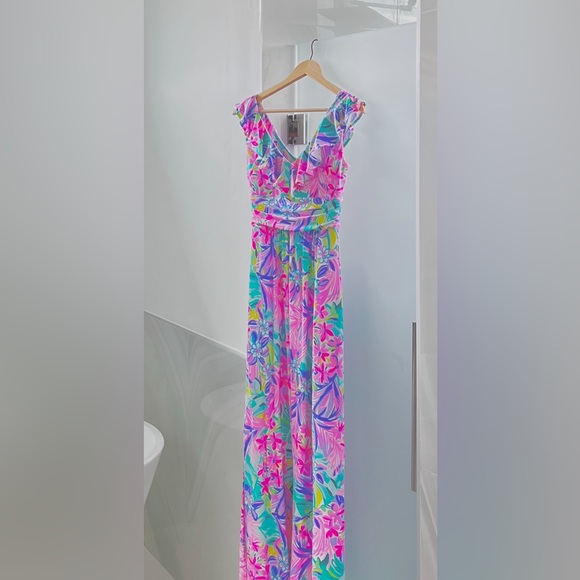NWT Lilly Pulitzer Mirella Maxi Dress “It was all a dream” XS - Picture 7 of 7